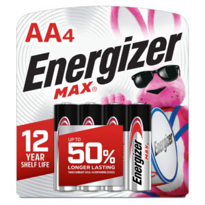 AA Batteries - Energizer - 4 Pack