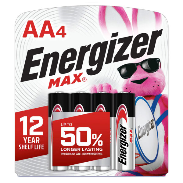 AA Batteries - Energizer - 4 Pack
