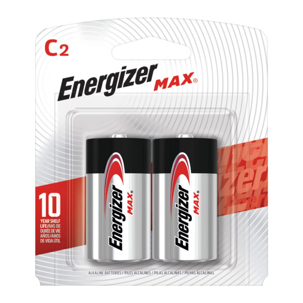 C Batteries - Energizer - 2 Pack