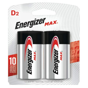 D Batteries - Energizer - 2 Pack