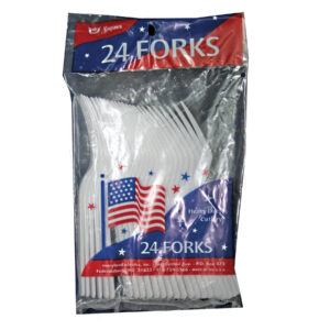 Plastic Forks - 24 Pack